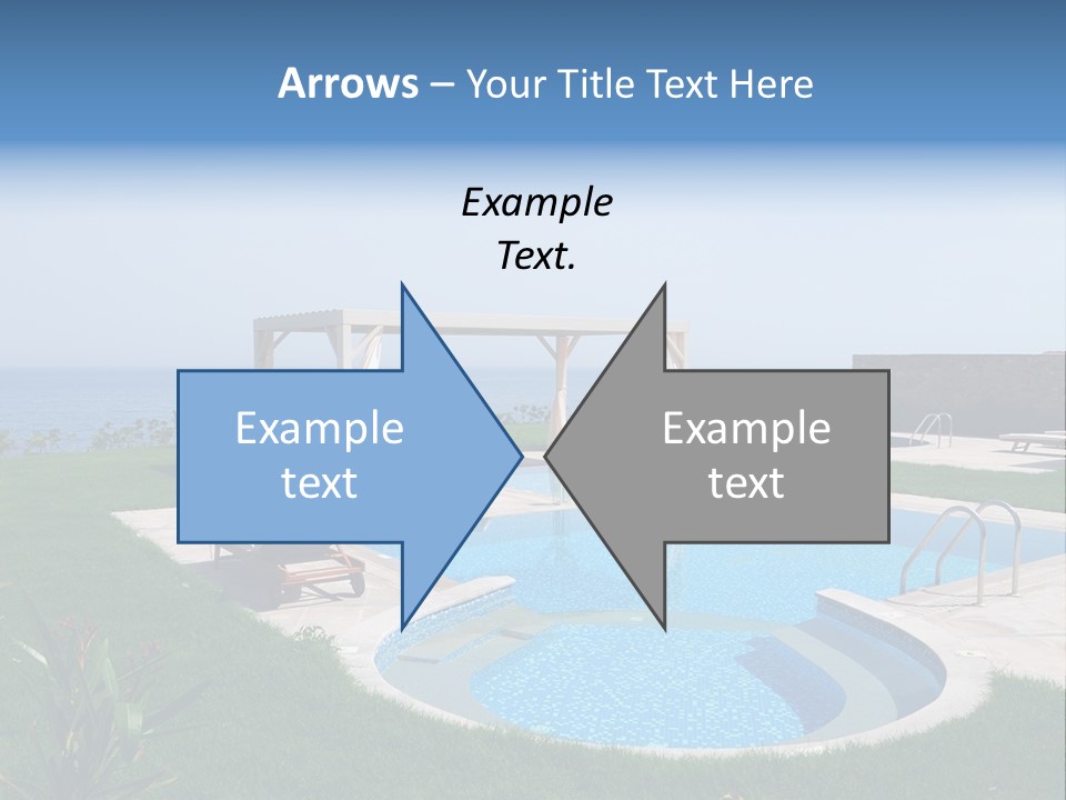 Turquoise Resort Tourism PowerPoint Template