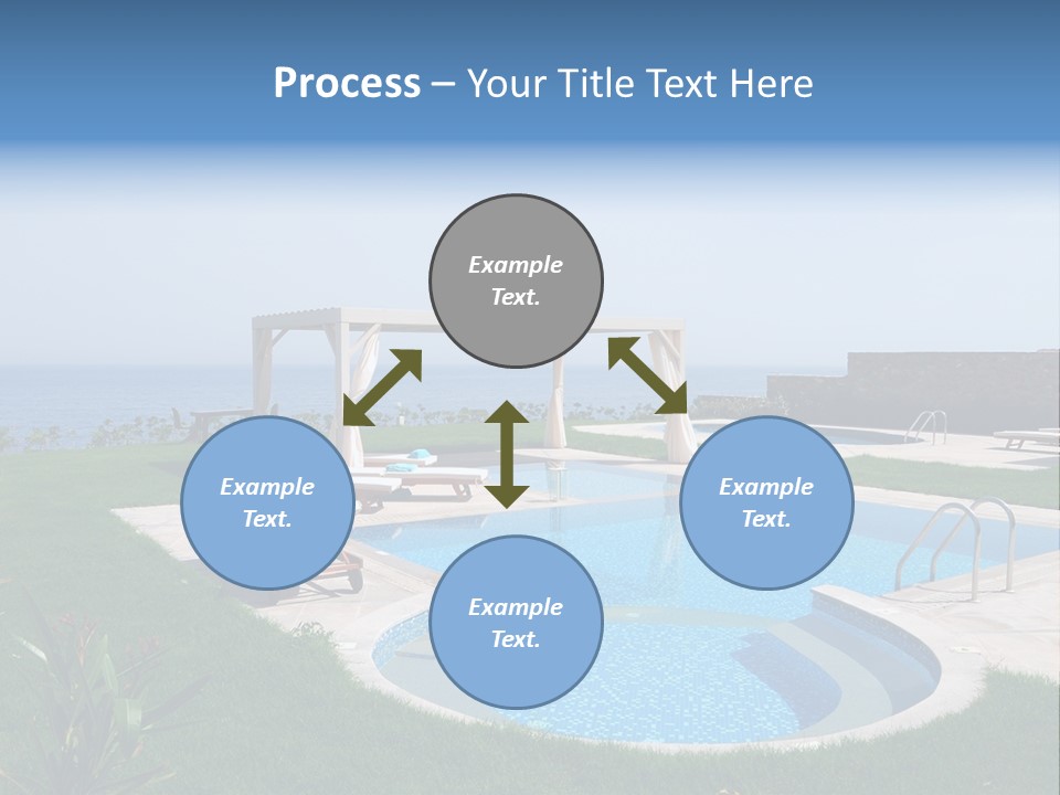 Turquoise Resort Tourism PowerPoint Template