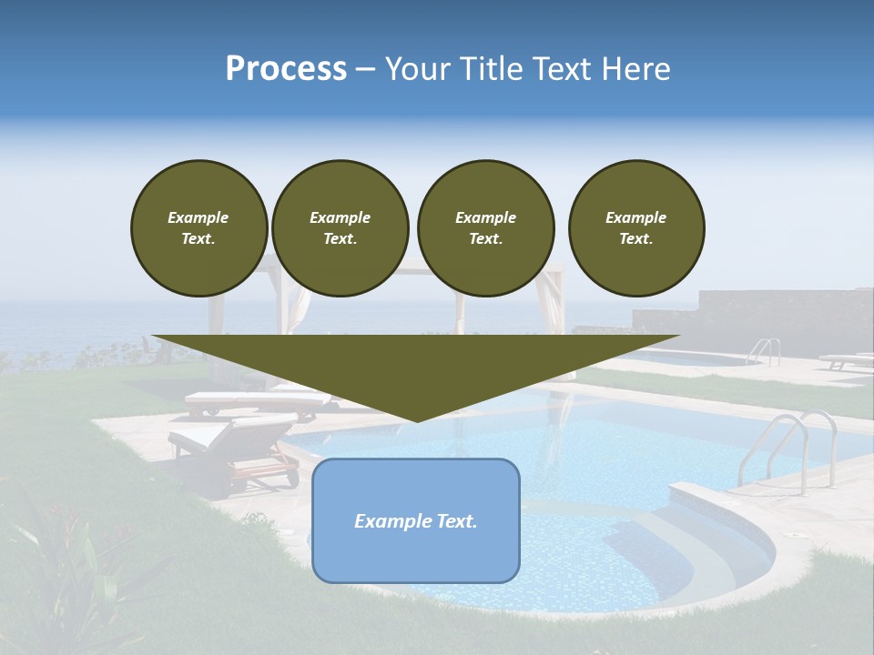 Turquoise Resort Tourism PowerPoint Template