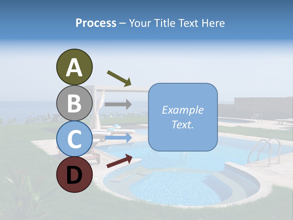 Turquoise Resort Tourism PowerPoint Template
