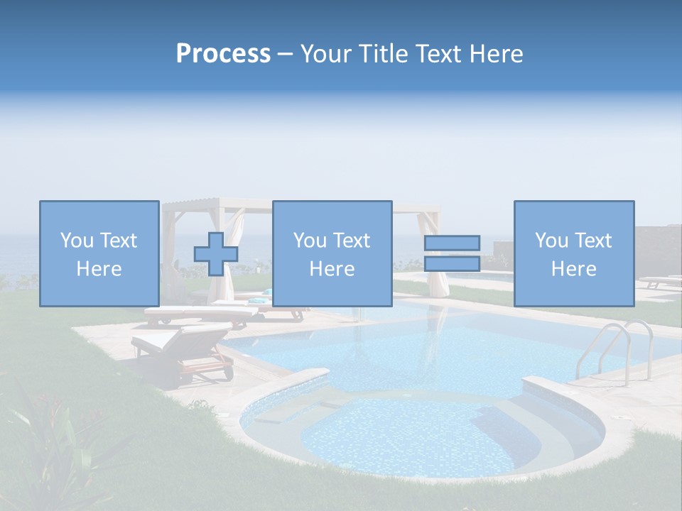 Turquoise Resort Tourism PowerPoint Template