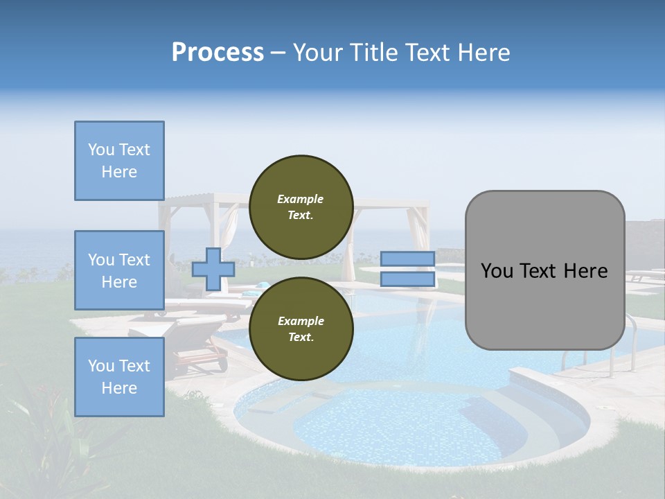 Turquoise Resort Tourism PowerPoint Template