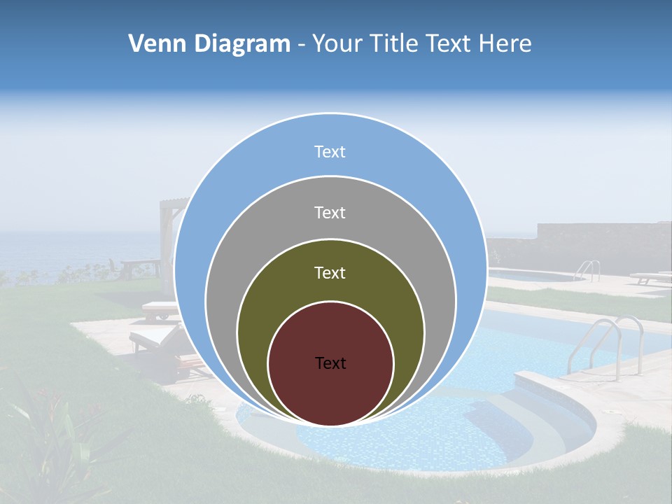 Turquoise Resort Tourism PowerPoint Template