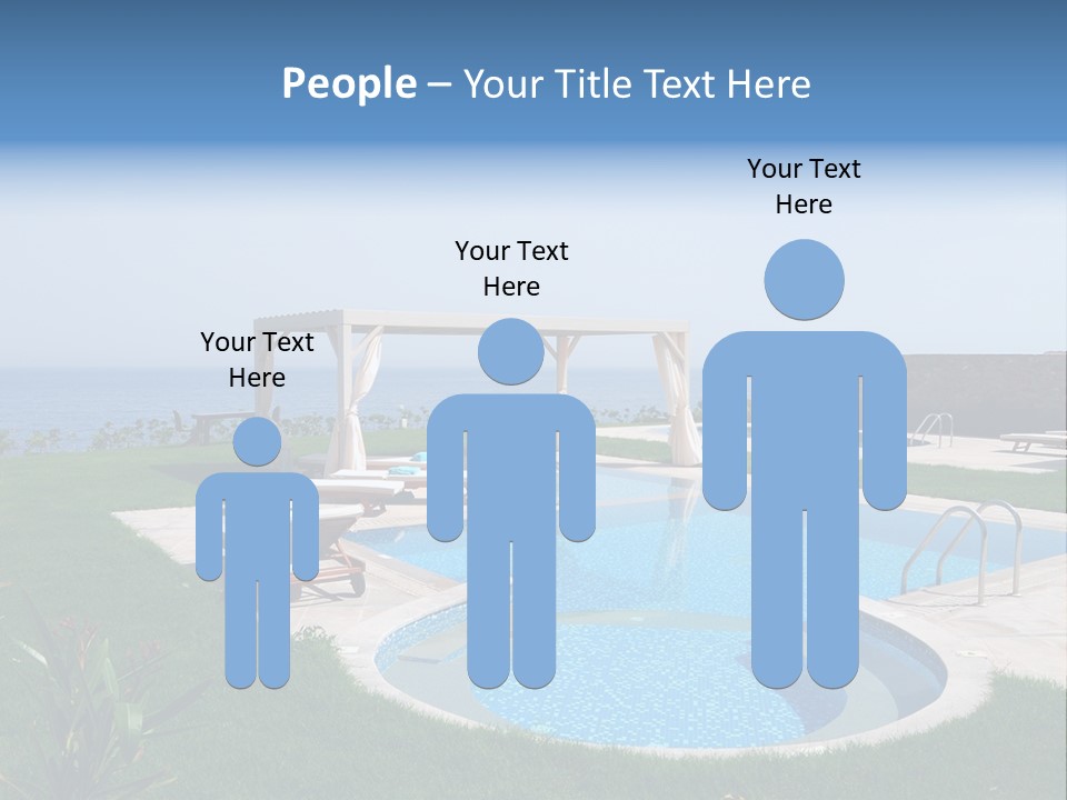 Turquoise Resort Tourism PowerPoint Template