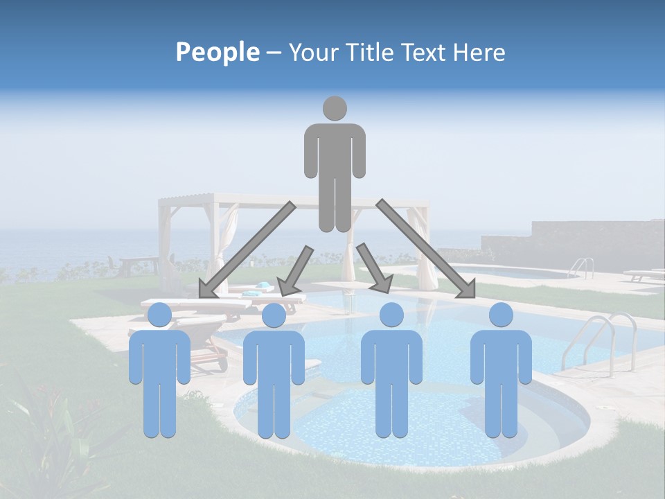 Turquoise Resort Tourism PowerPoint Template