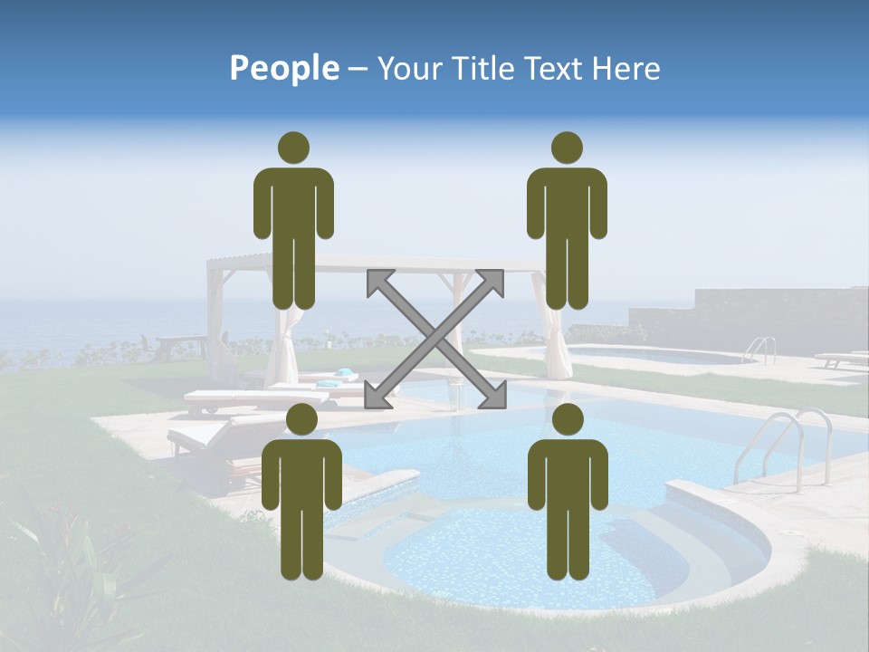 Turquoise Resort Tourism PowerPoint Template