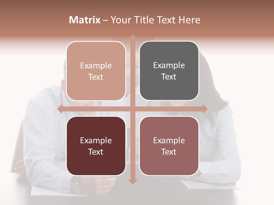 Leadership Team Three PowerPoint Template