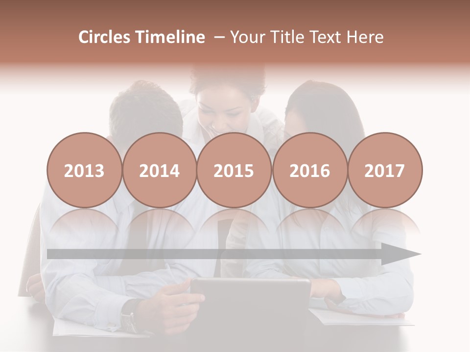 Leadership Team Three PowerPoint Template