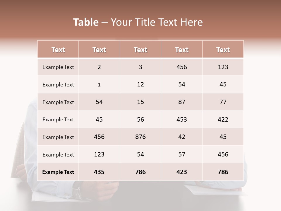 Leadership Team Three PowerPoint Template