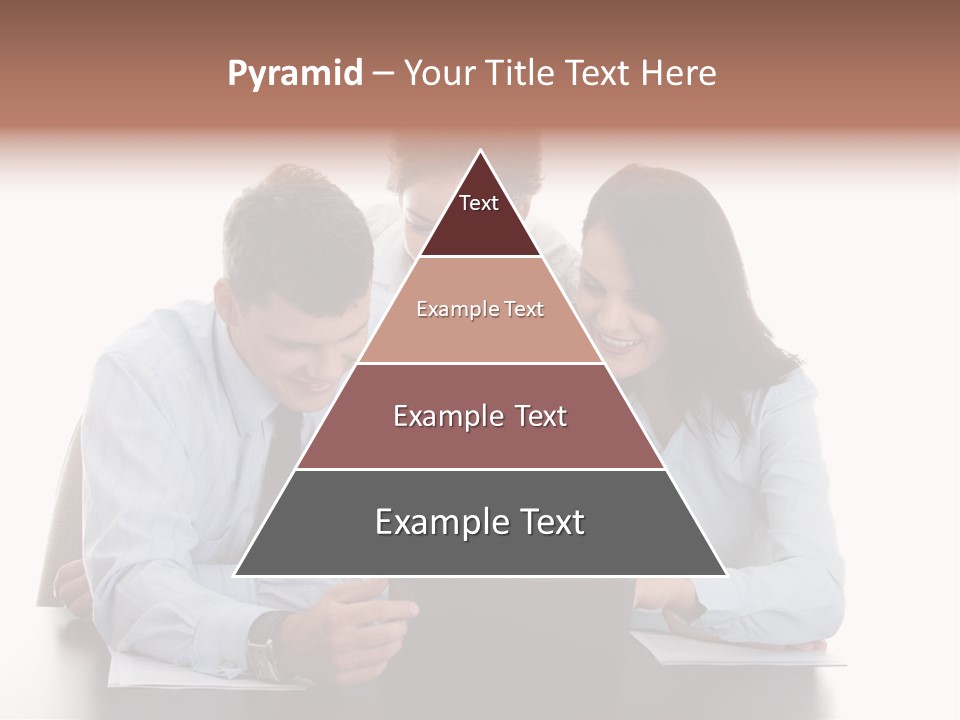 Leadership Team Three PowerPoint Template