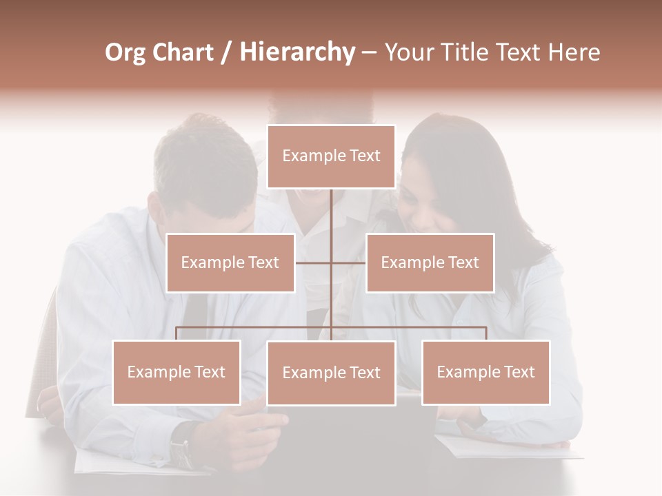 Leadership Team Three PowerPoint Template