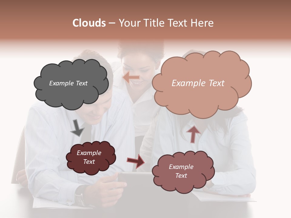 Leadership Team Three PowerPoint Template