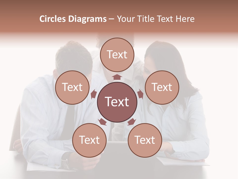 Leadership Team Three PowerPoint Template