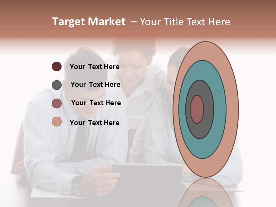 Leadership Team Three PowerPoint Template