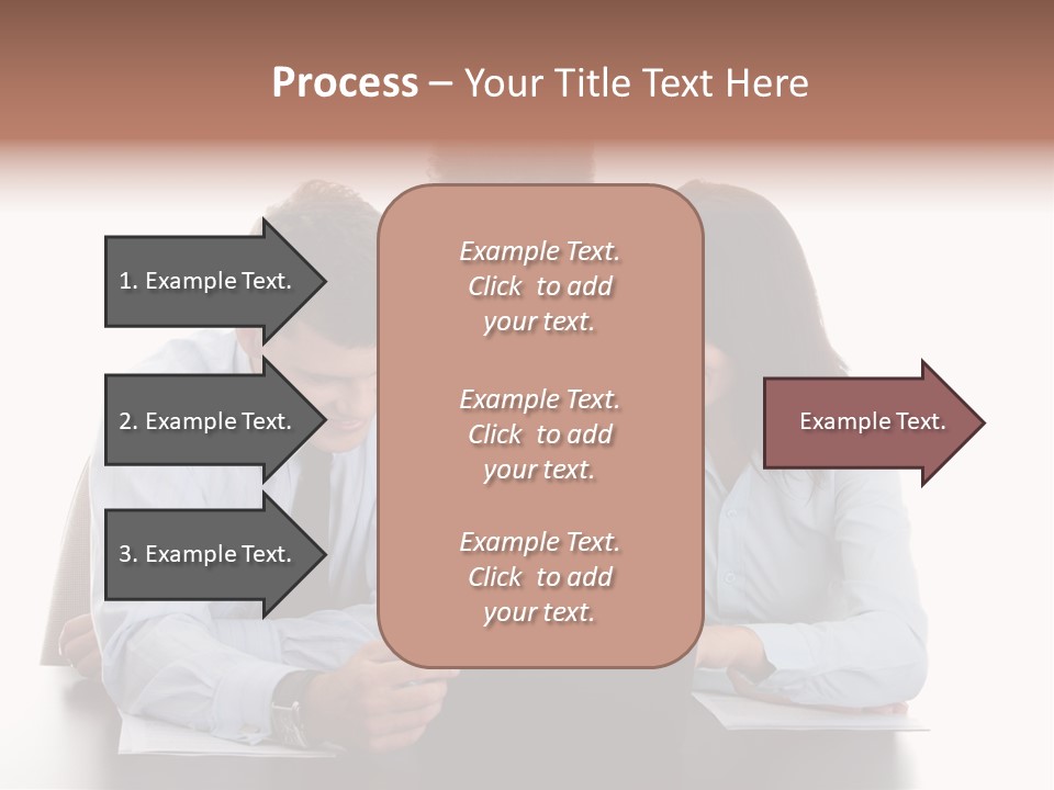 Leadership Team Three PowerPoint Template