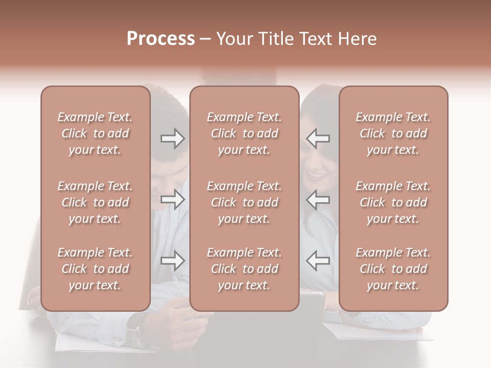 Leadership Team Three PowerPoint Template