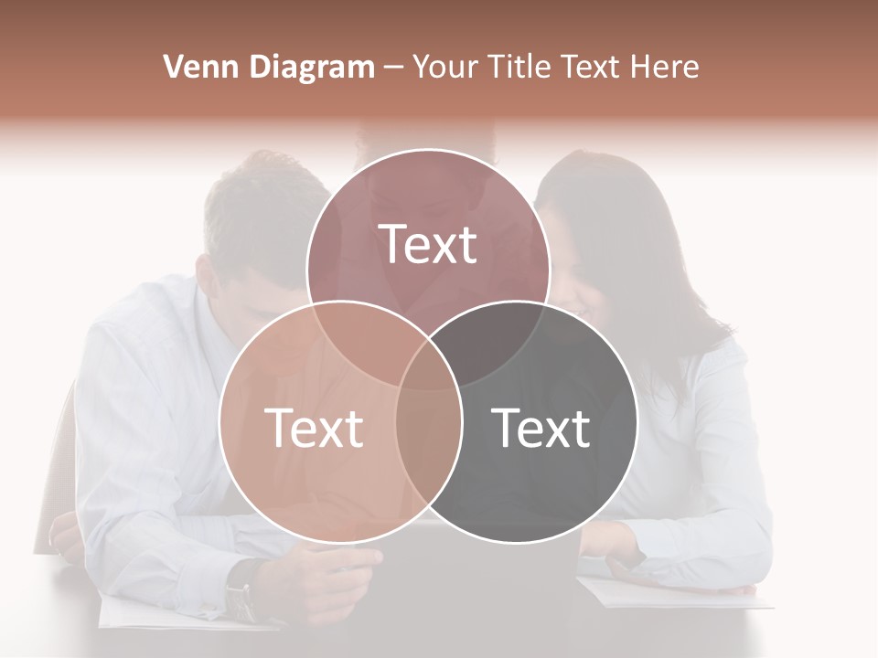 Leadership Team Three PowerPoint Template