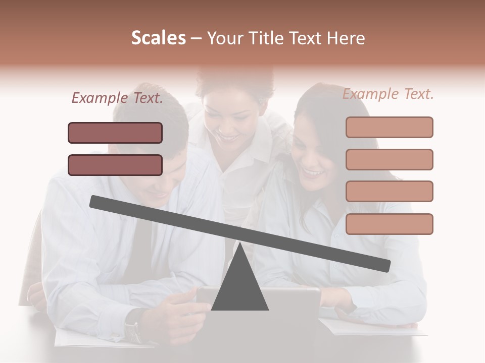 Leadership Team Three PowerPoint Template