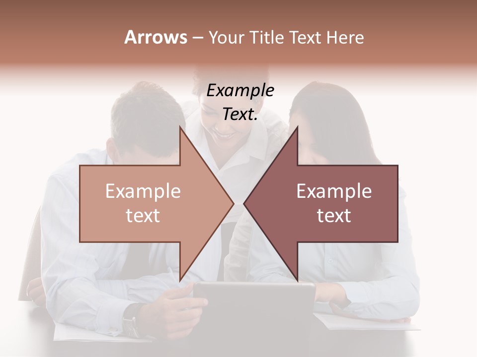 Leadership Team Three PowerPoint Template