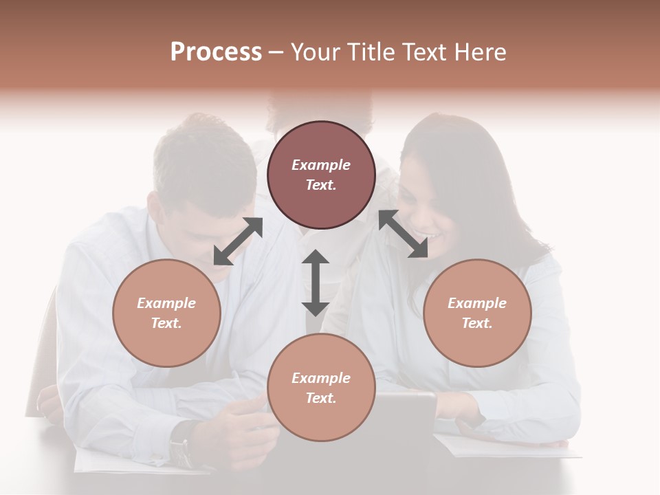 Leadership Team Three PowerPoint Template