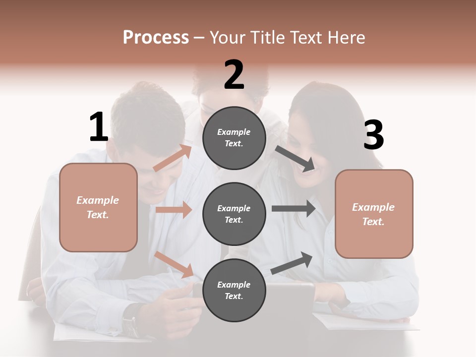 Leadership Team Three PowerPoint Template