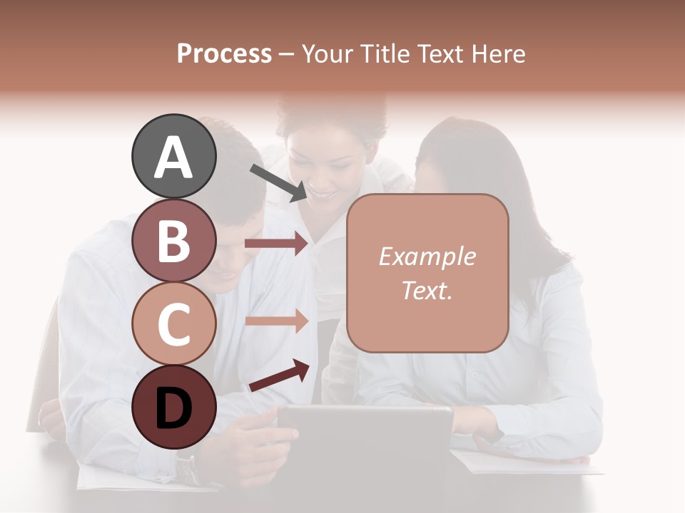 Leadership Team Three PowerPoint Template