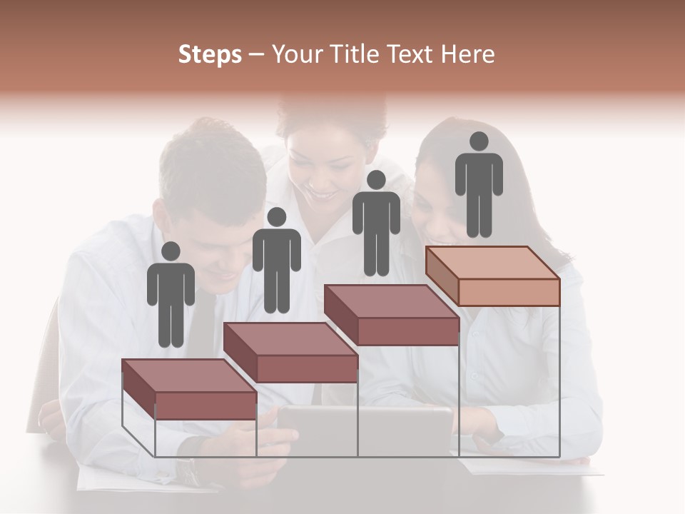 Leadership Team Three PowerPoint Template