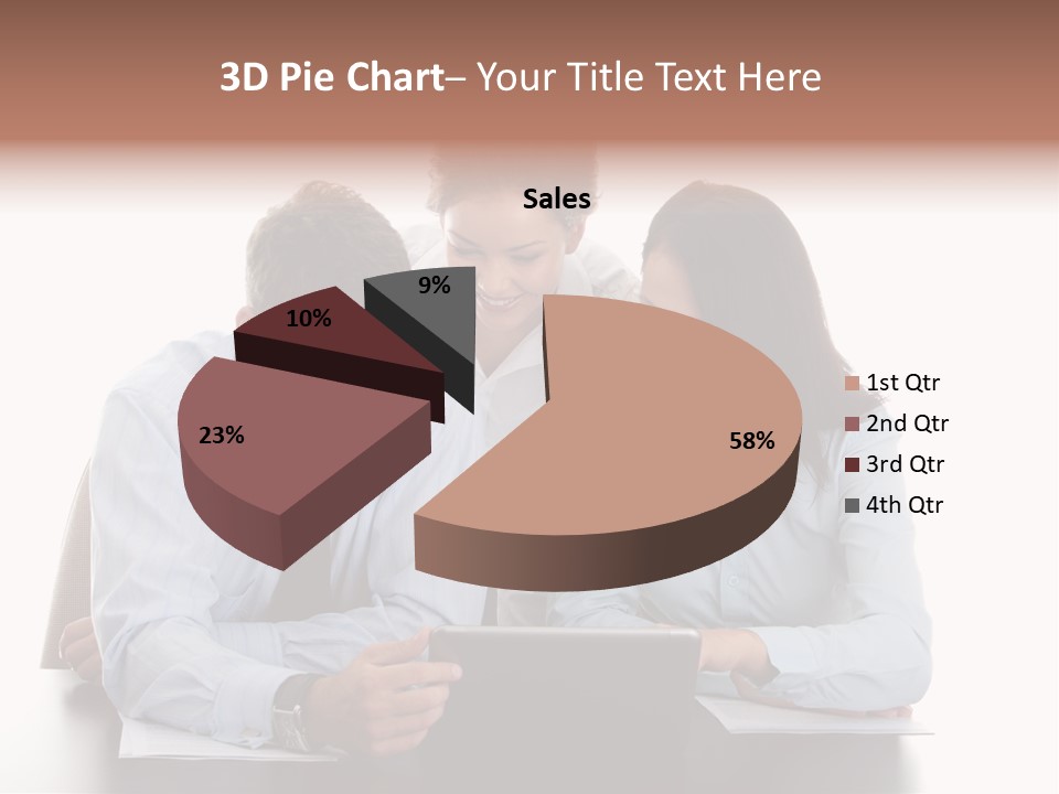Leadership Team Three PowerPoint Template