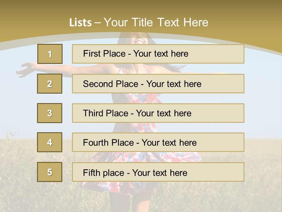 Summertime Beauty Positivity PowerPoint Template