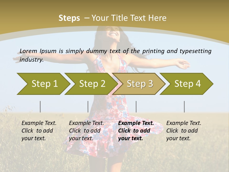 Summertime Beauty Positivity PowerPoint Template