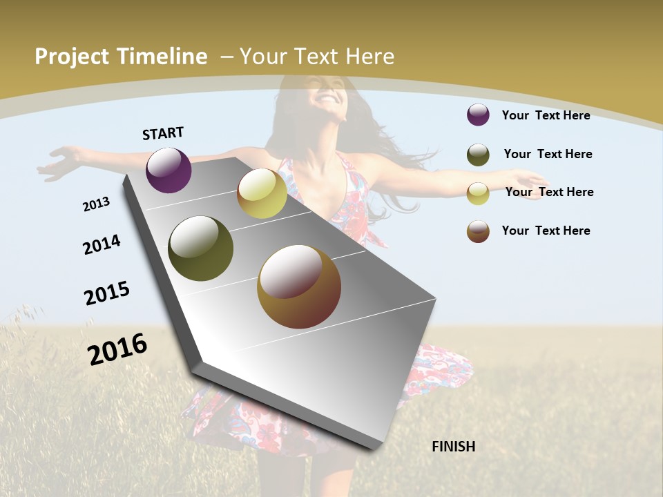 Summertime Beauty Positivity PowerPoint Template