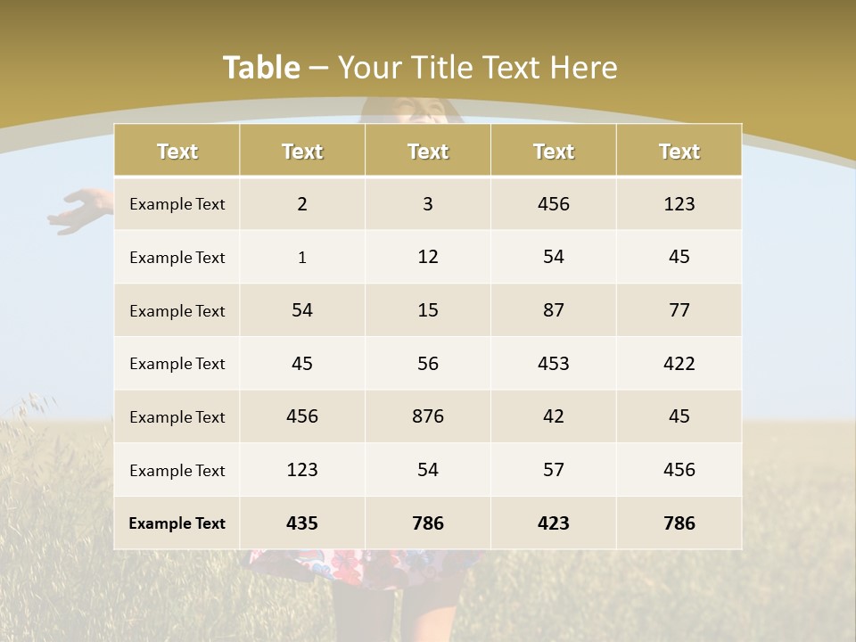 Summertime Beauty Positivity PowerPoint Template