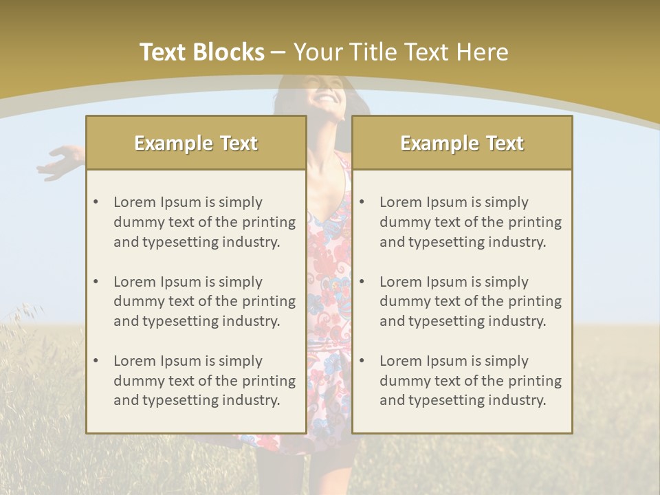 Summertime Beauty Positivity PowerPoint Template