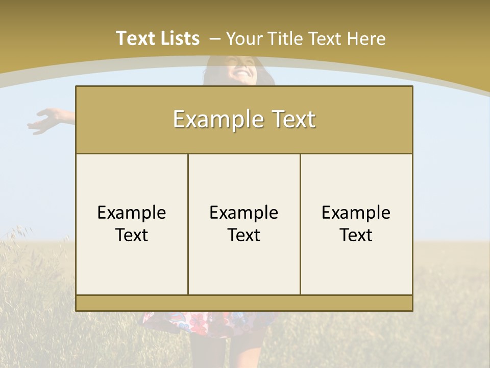 Summertime Beauty Positivity PowerPoint Template