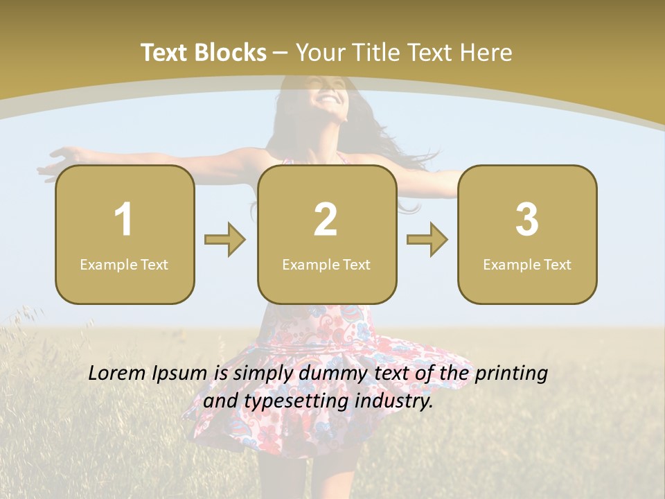 Summertime Beauty Positivity PowerPoint Template