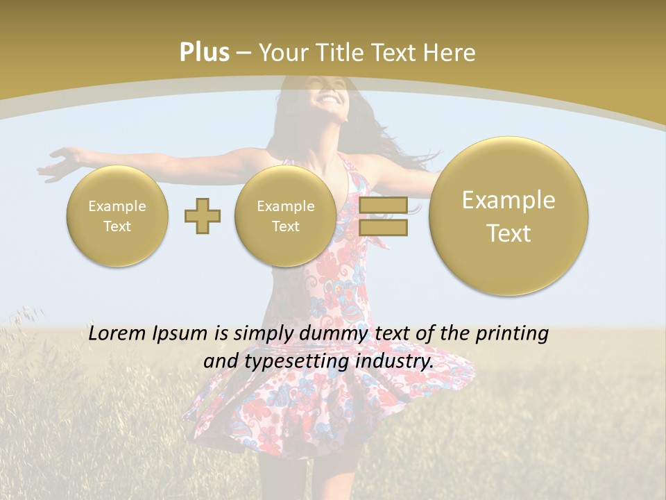 Summertime Beauty Positivity PowerPoint Template