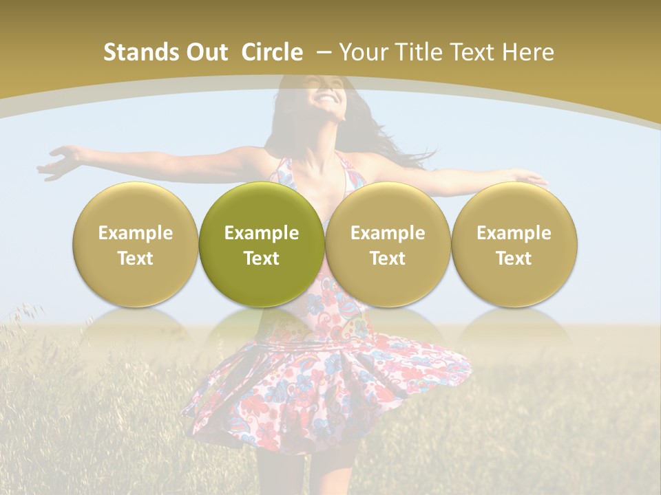 Summertime Beauty Positivity PowerPoint Template