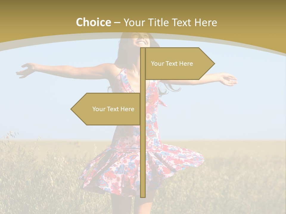 Summertime Beauty Positivity PowerPoint Template