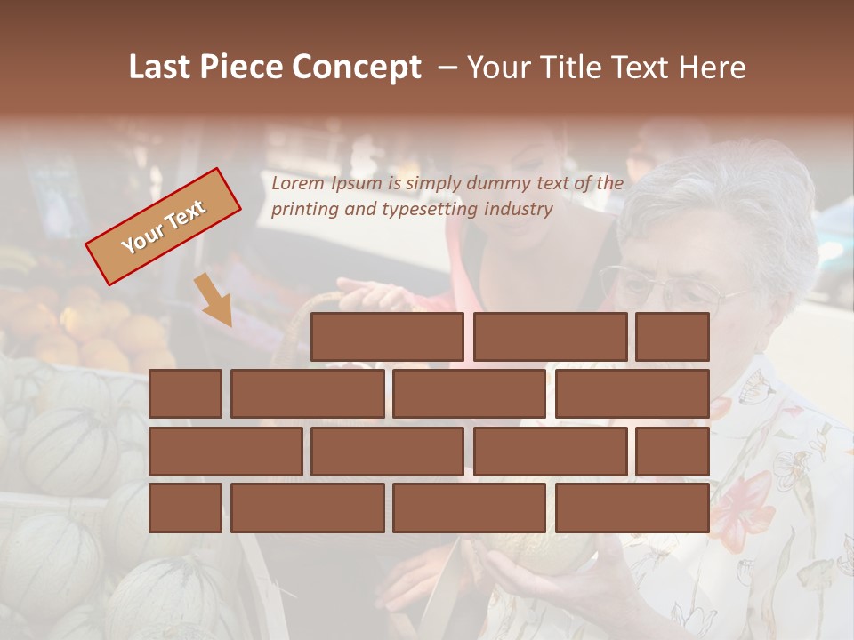 Security Woman Person PowerPoint Template