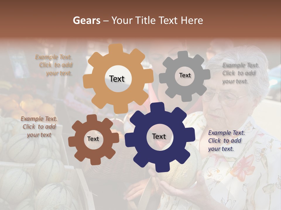 Security Woman Person PowerPoint Template