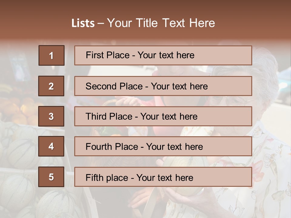 Security Woman Person PowerPoint Template