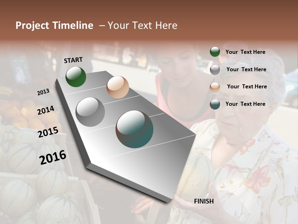 Security Woman Person PowerPoint Template