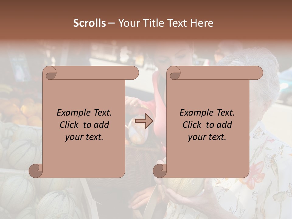 Security Woman Person PowerPoint Template