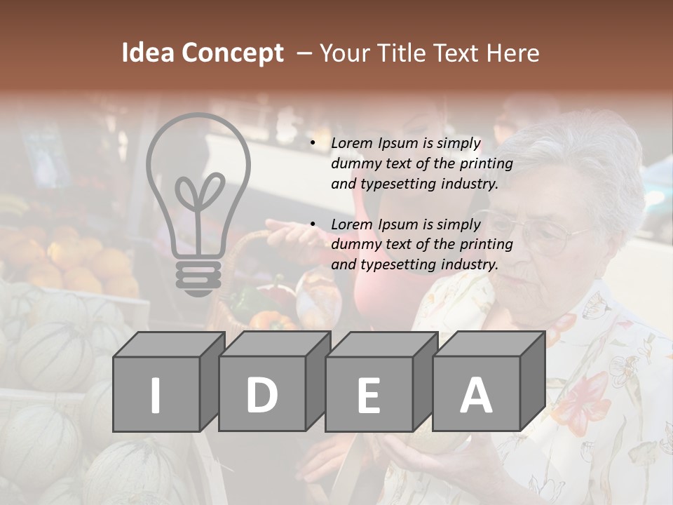 Security Woman Person PowerPoint Template