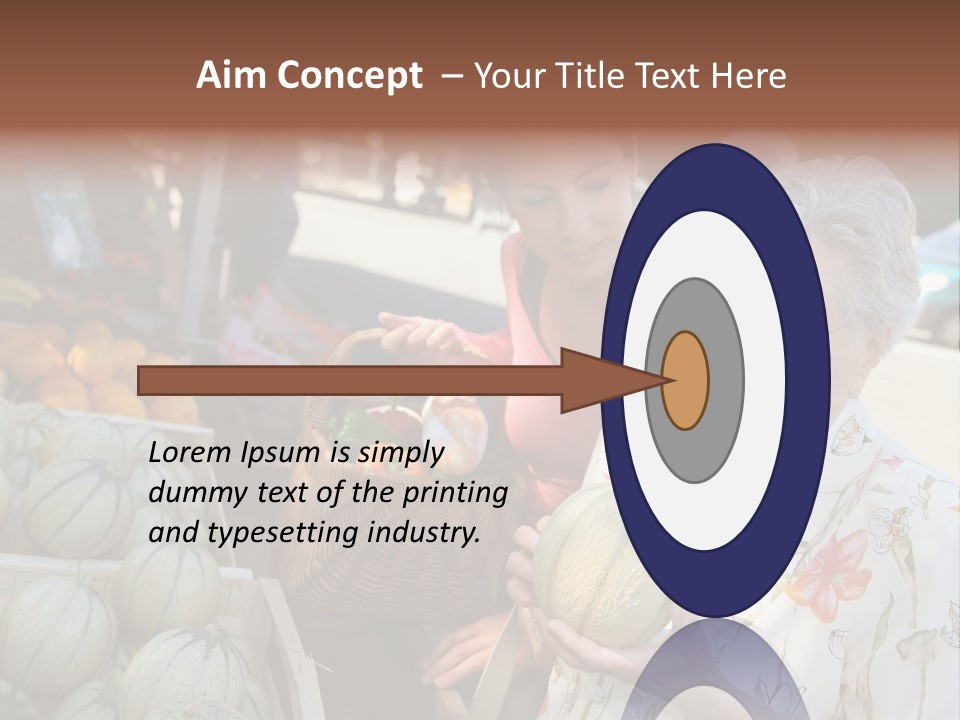 Security Woman Person PowerPoint Template