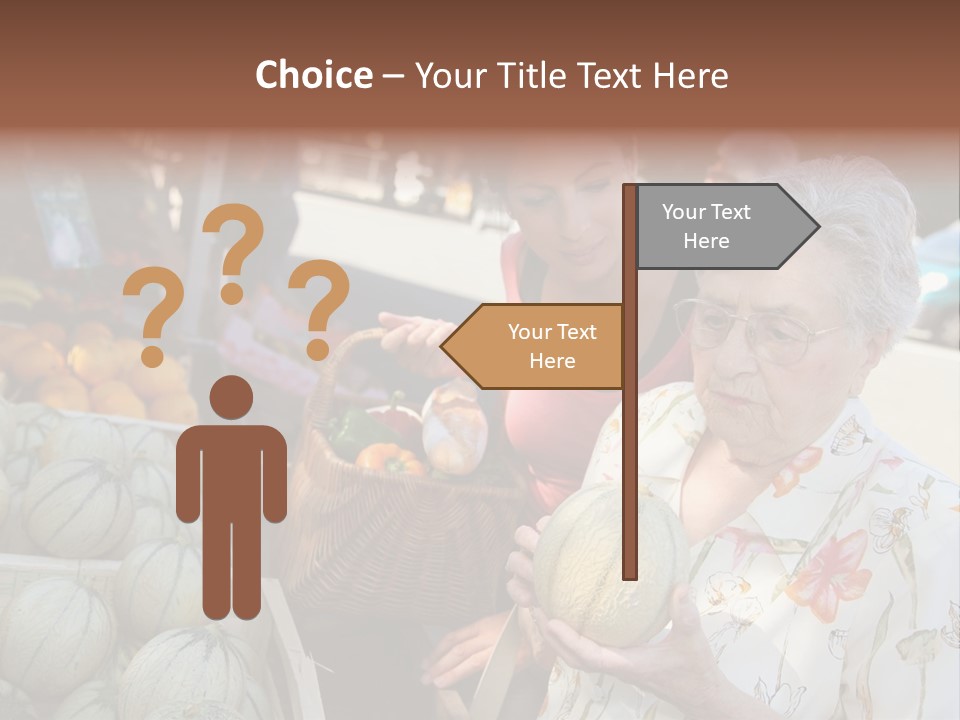 Security Woman Person PowerPoint Template