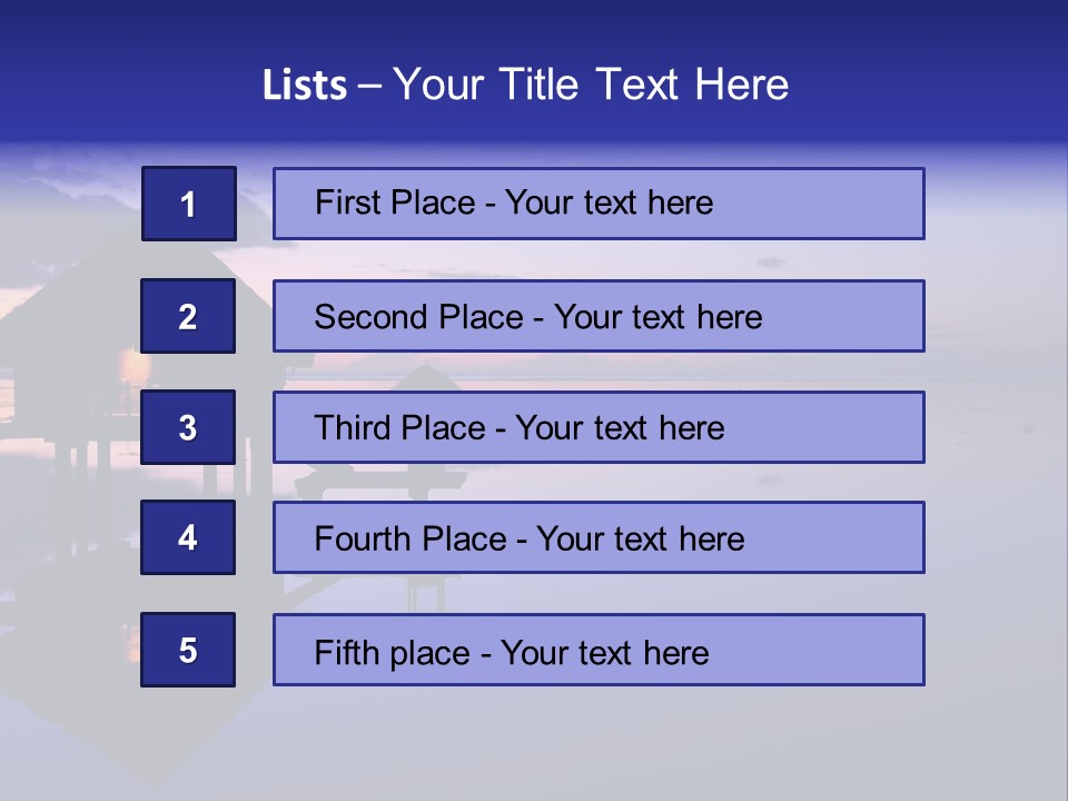 Villa Honeymoon Summer PowerPoint Template