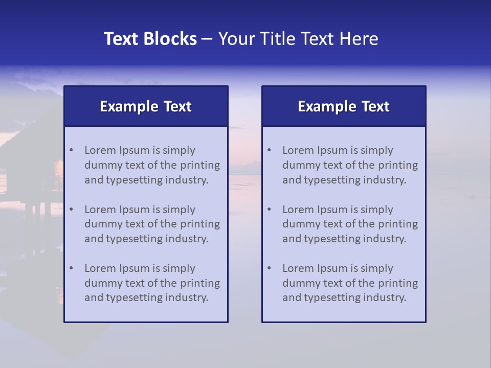 Villa Honeymoon Summer PowerPoint Template
