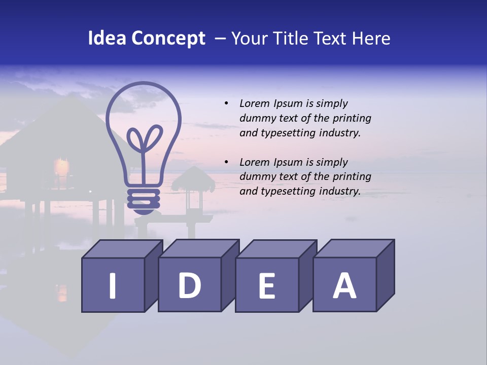 Villa Honeymoon Summer PowerPoint Template