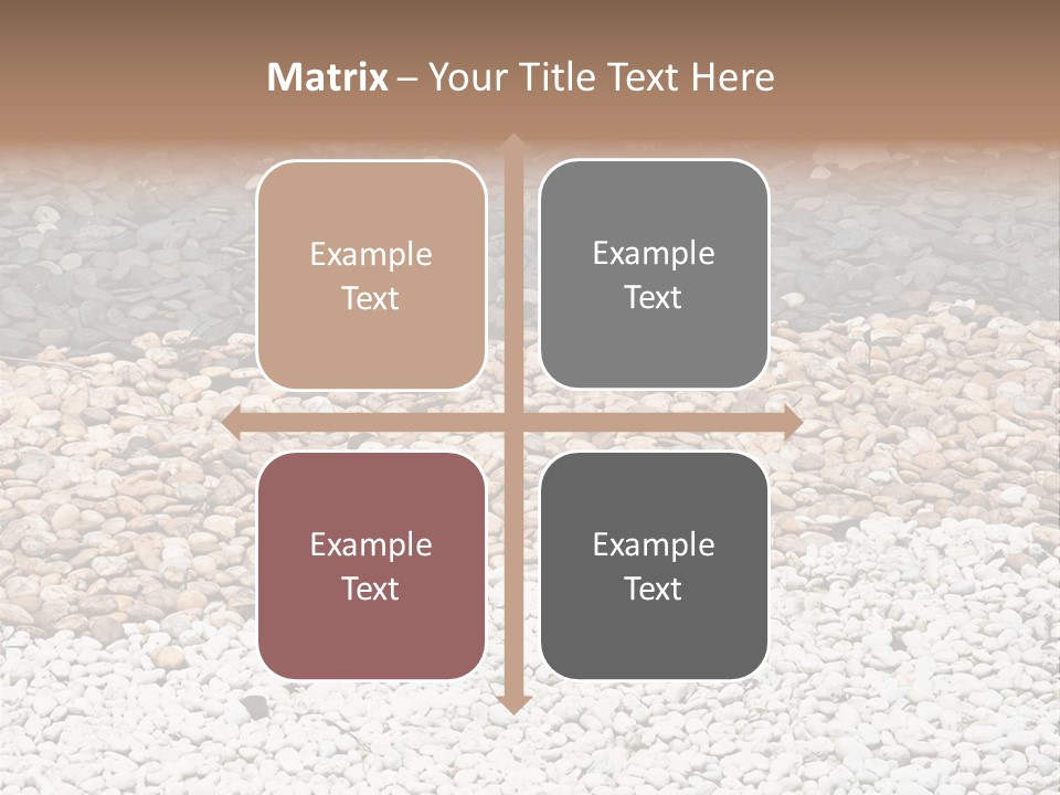 Mineral River Material PowerPoint Template
